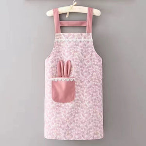 Mommy and Me Cute Rabbit Ears cooking apron