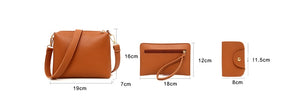 Fashion new pure color mother and daughter bag