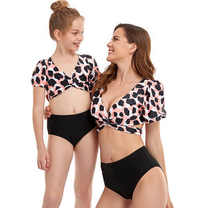 Mommy and Daughter beach wear Set