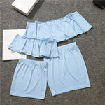 Ruffled Suit Skirt Mother And Daughter