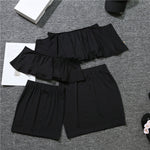 Ruffled Suit Skirt Mother And Daughter