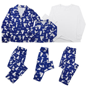 Casual Print Two-Piece Pajamas[ Parent-Child Wear]