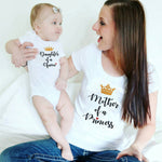 Mother Daughter Women Mom Top Kids Girls Tee T Shirt
