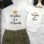 Mother Daughter Women Mom Top Kids Girls Tee T Shirt