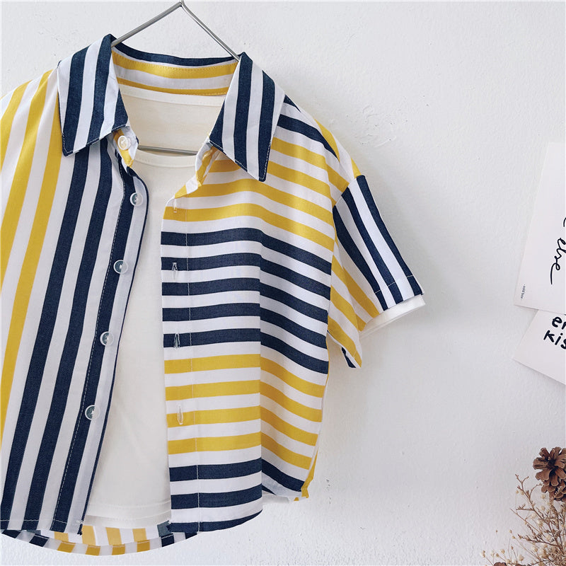 Boys' Summer  Short-Sleeved Shirts