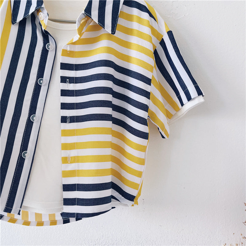 Boys' Summer  Short-Sleeved Shirts