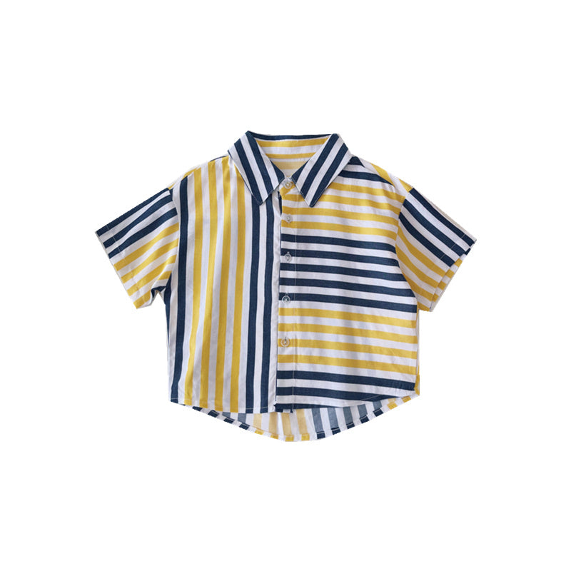 Boys' Summer  Short-Sleeved Shirts