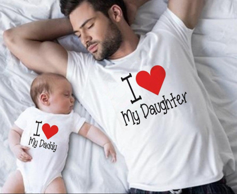 Parent-child Short Sleeve Top
