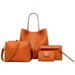 Fashion new pure color mother and daughter bag