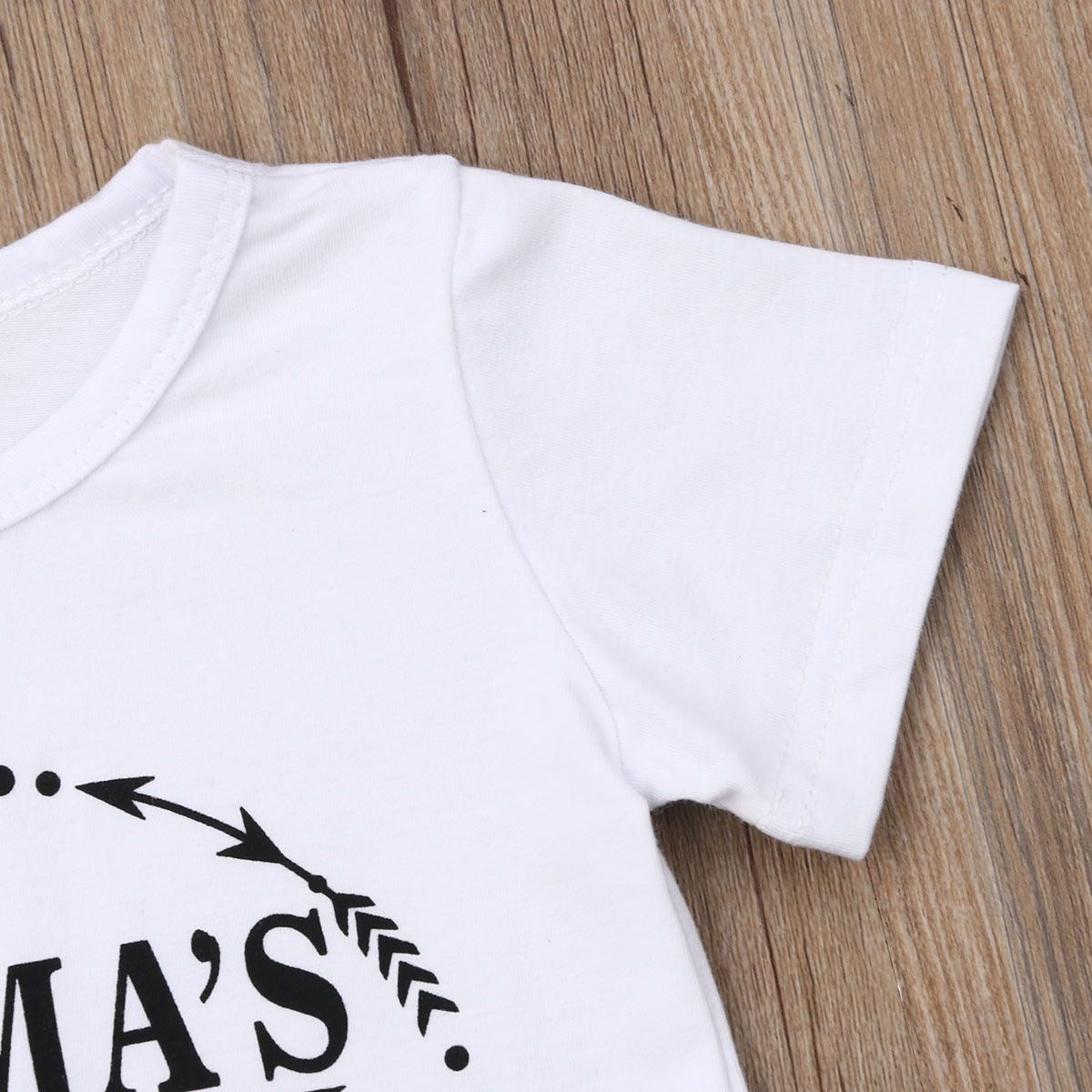 Mama's Little Man Cotton T-Shirt & Pants