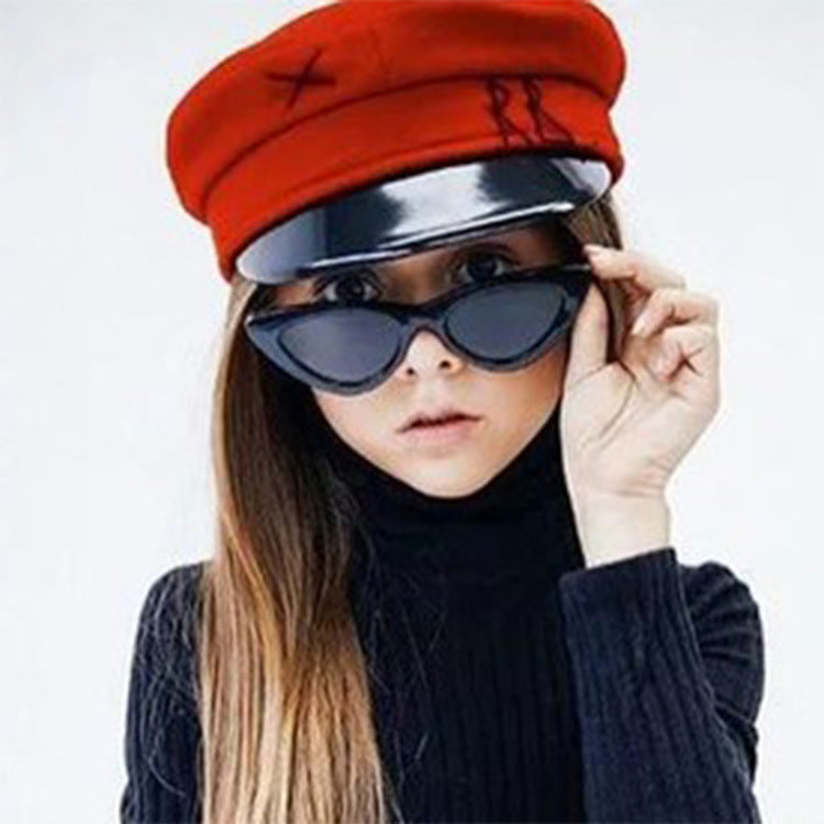 Triangle Cat Eye Children Sunglasses Fashion Colorful Sunglasses Cute