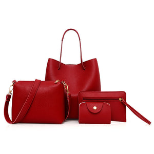Fashion new pure color mother and daughter bag