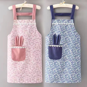 Mommy and Me Cute Rabbit Ears cooking apron